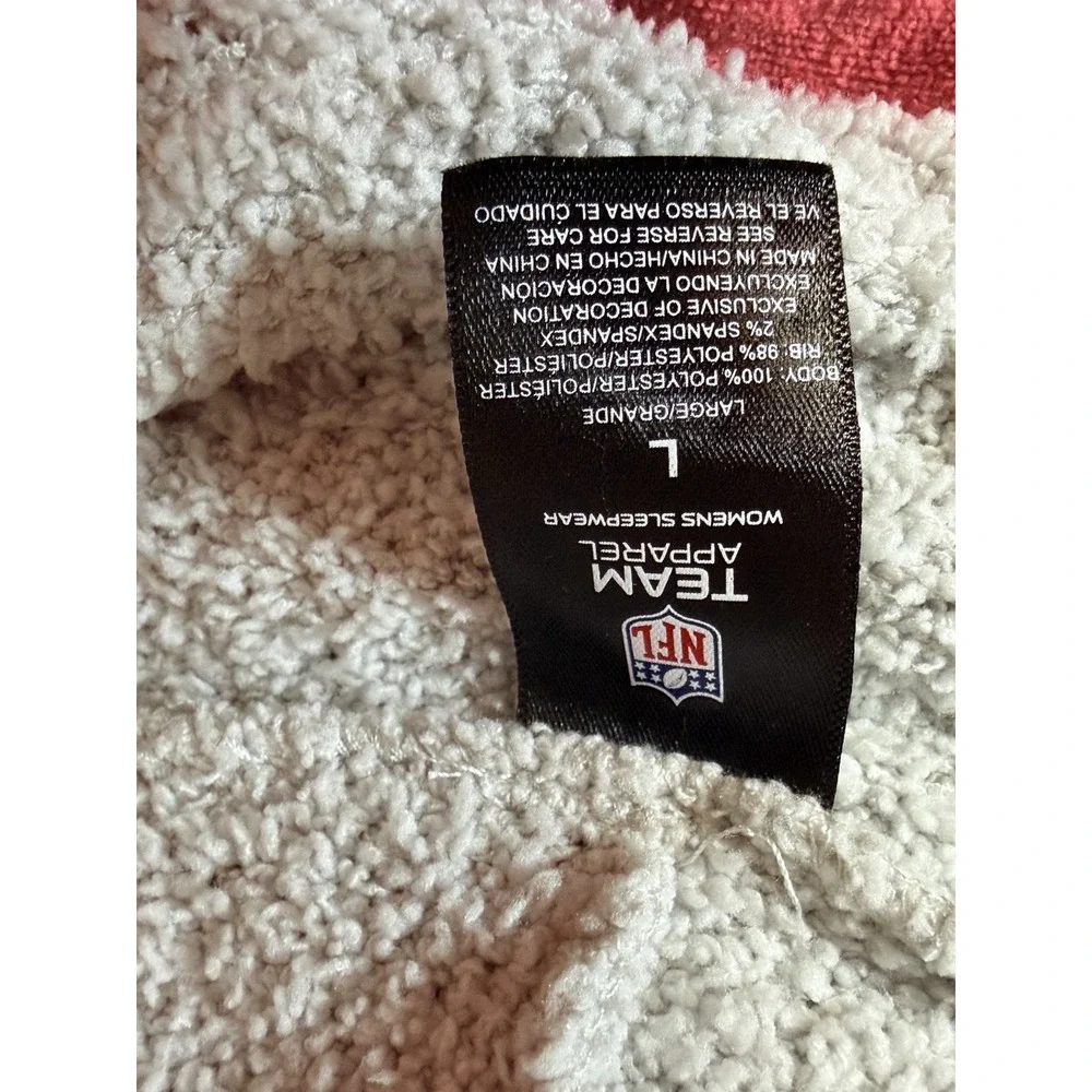 🔥 Chicago Bears Gray Blue Hoodie Sleepwear Women's Large L